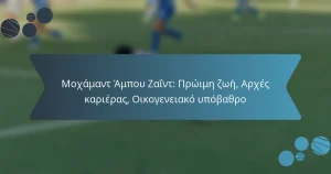 Μοχάμαντ Άμπου Ζαΐντ: Πρώιμη ζωή, Αρχές καριέρας, Οικογενειακό υπόβαθρο